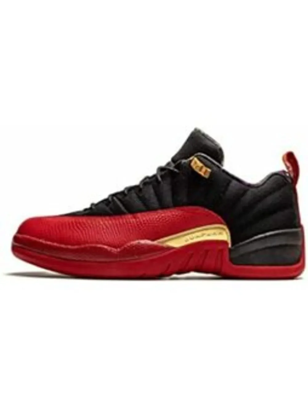 Nike Air Jordan 12 Low Super Bowl LV Red Black Gold Shoes DC1059 Mens 8.5 Bulls